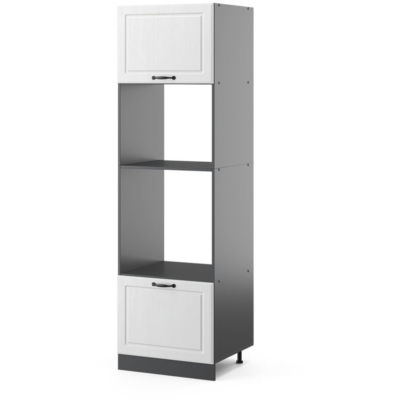 foto del prodotto vicco mobile cucina microonde r line, bianco casa di campagna, 60 cm