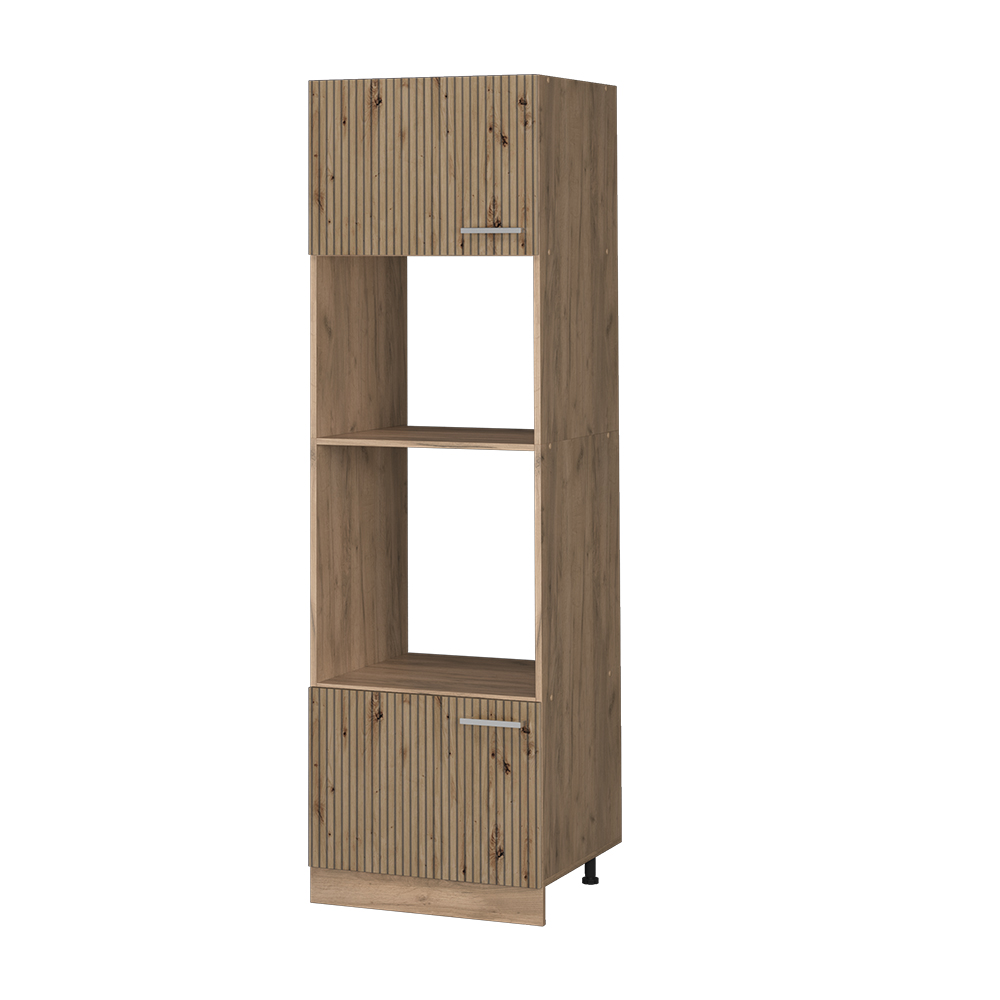 foto del prodotto vicco mobile cucina microonde rovere artigianale 60 cm