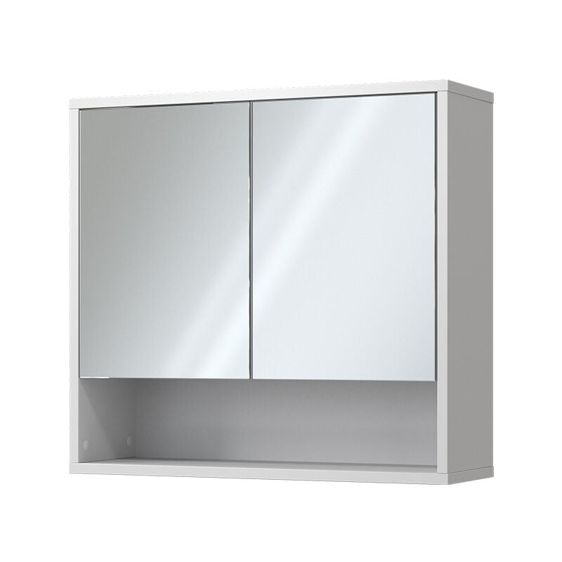 foto del prodotto vicco mobile da bagno con specchio eliza, bianco, 70 x 65 cm con 2 porte