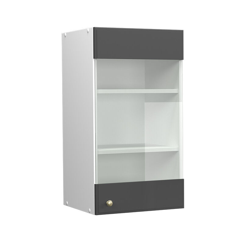 foto del prodotto vicco mobile da cucina in vetro fame line, antracite oro, 40 cm