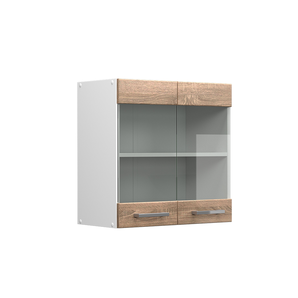 foto del prodotto vicco mobile da cucina in vetro sonoma 60 cm