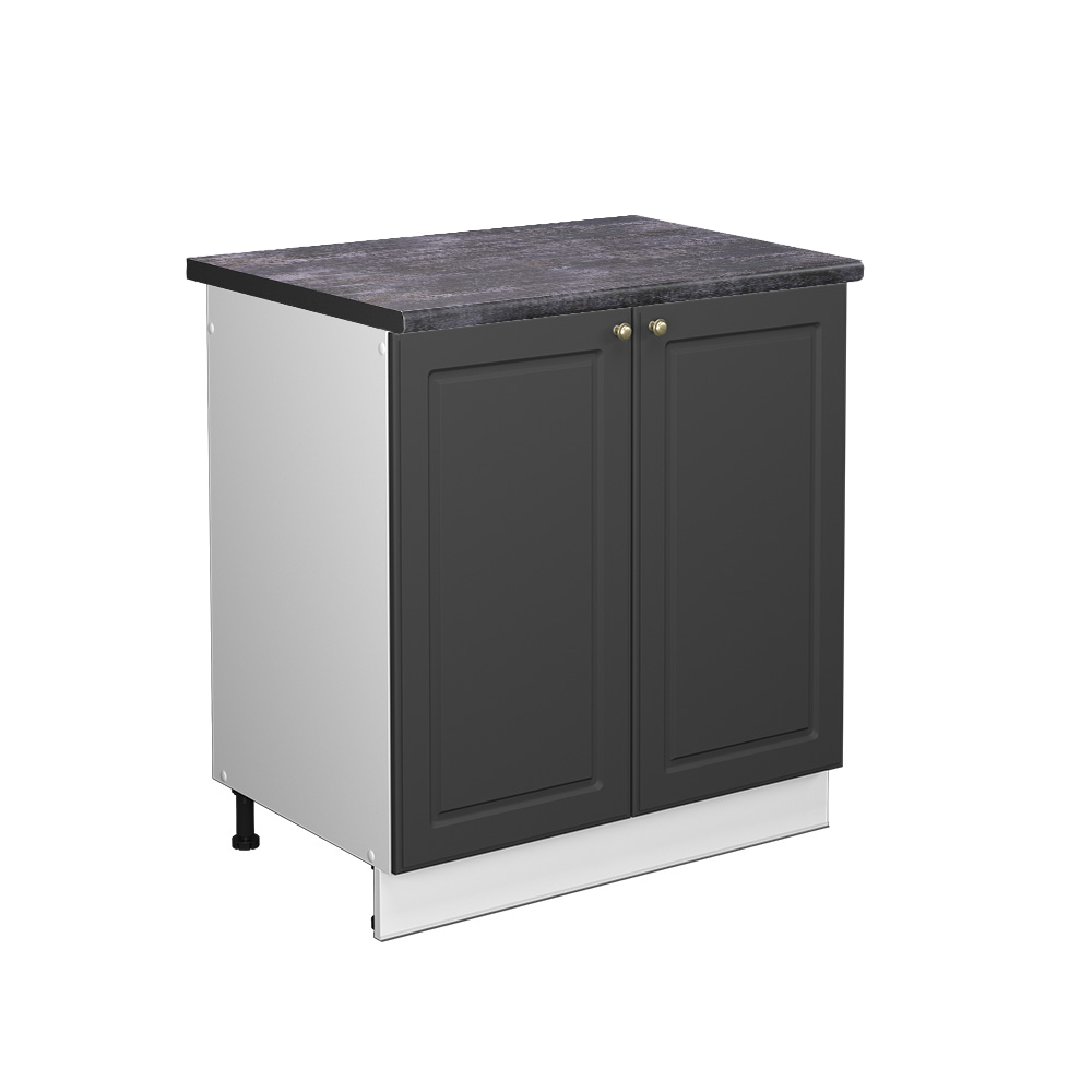 foto del prodotto vicco mobile lavello cucina antracite oro 80 cm , pl antracite