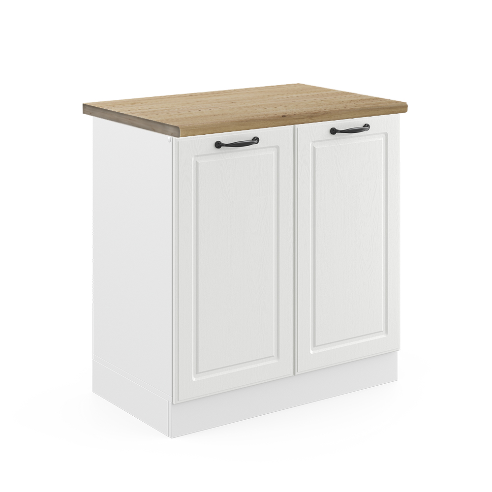foto del prodotto vicco mobile lavello cucina bianco casa di campagna 80 cm , pl rovere