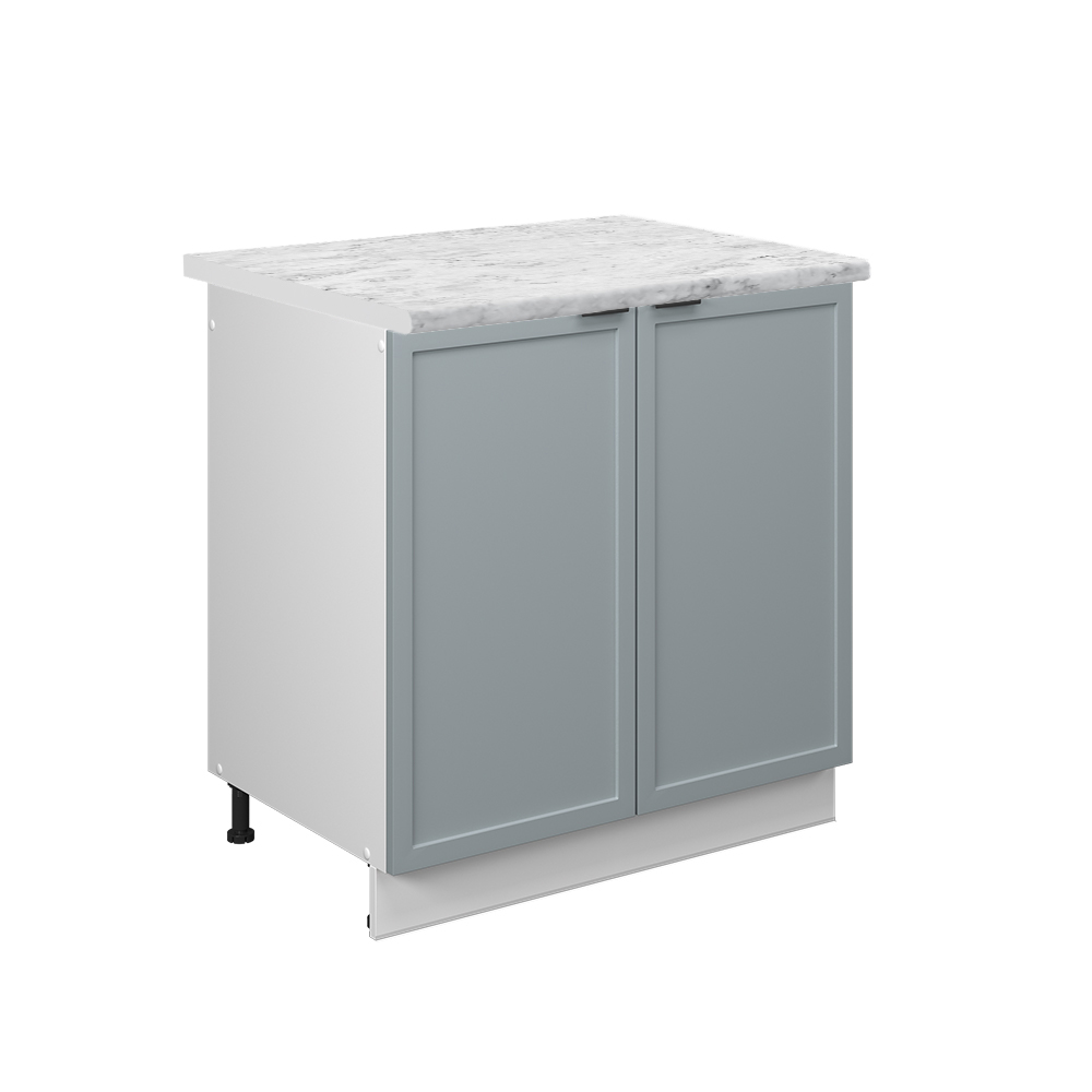 foto del prodotto vicco mobile lavello cucina blu grigio chiaro 80 cm , pl marmo