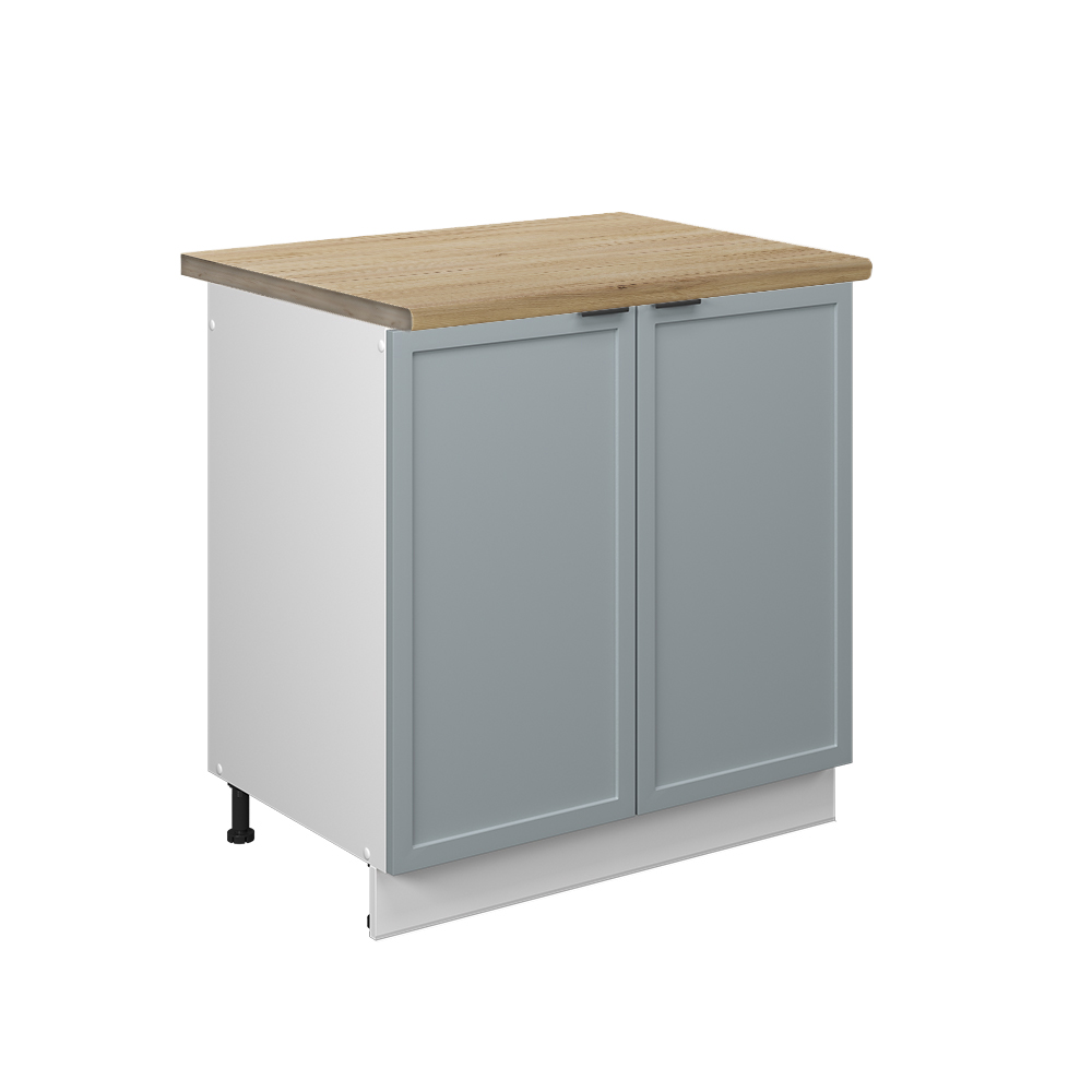 foto del prodotto vicco mobile lavello cucina blu grigio chiaro 80 cm , pl rovere