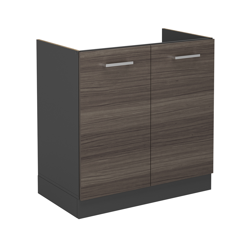 foto del prodotto vicco mobile lavello cucina grigio nobile 80 cm senza piano di lavoro