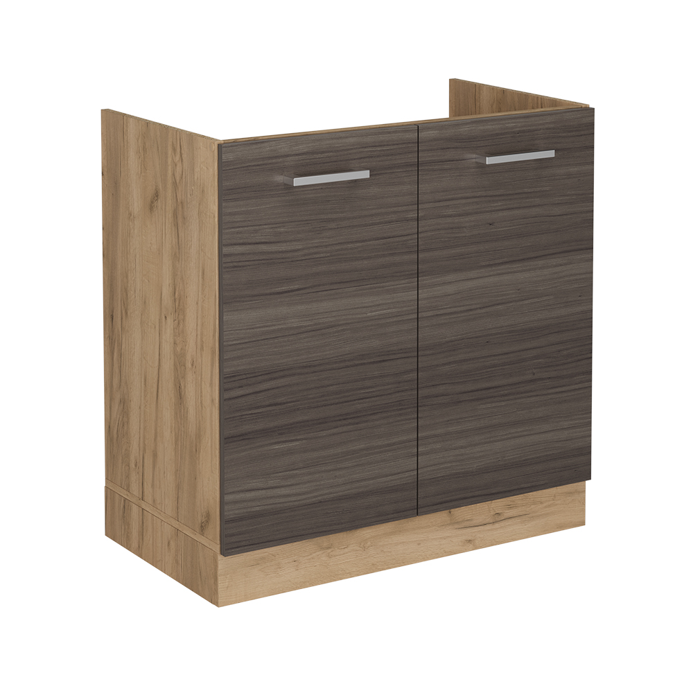 foto del prodotto vicco mobile lavello cucina grigio nobile 80 cm senza piano di lavoro