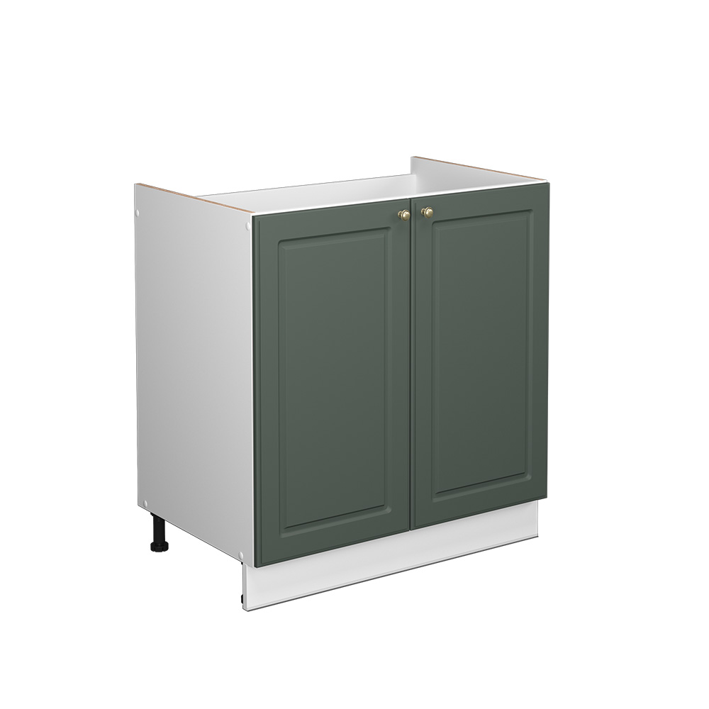 foto del prodotto vicco mobile lavello cucina verde-oro country house 80 cm senza piano di lavoro