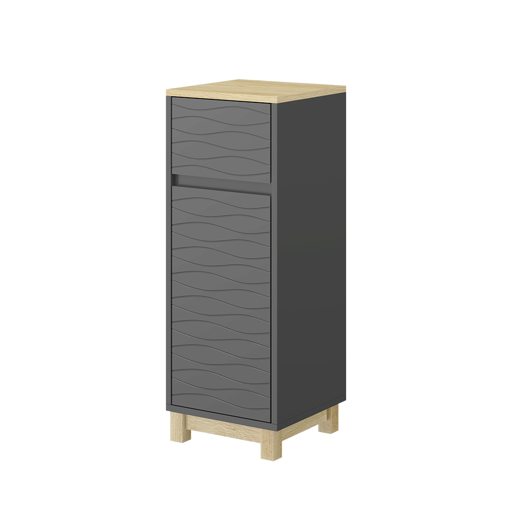 foto del prodotto vicco mobile midi antracite 30 x 80 cm con cassetto