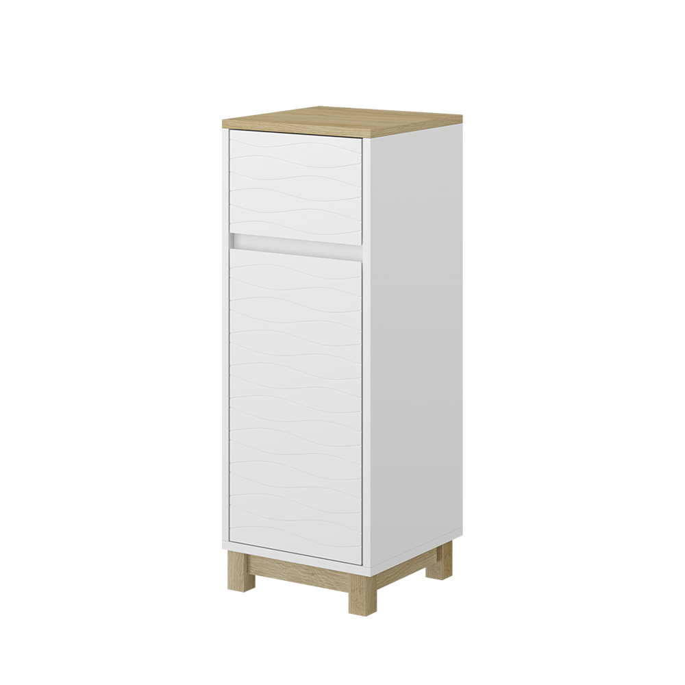 foto del prodotto vicco mobile midi bianco 30 x 80 cm con cassetto