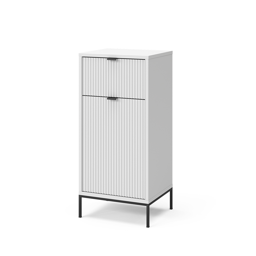 foto del prodotto vicco mobile midi bianco 40 x 87 cm con anta e cassetto