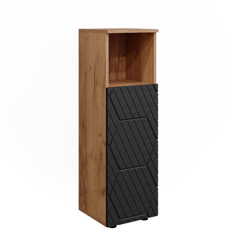 foto del prodotto vicco mobile midi irma, antracite a righe, 30 x 95 cm