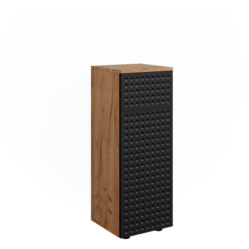 foto del prodotto vicco mobile midi irma, antracite puntinato, 30 x 81 cm con 1 cassetto, 2 scomparti, bagno