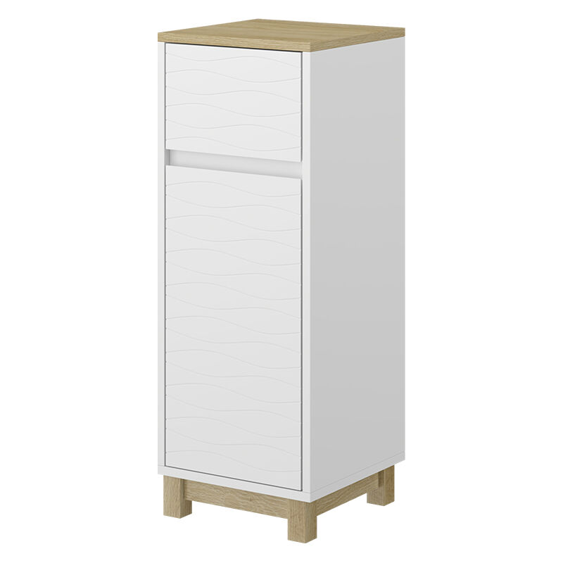 foto del prodotto vicco mobile midi livia, bianco, 30 x 80 cm con cassetto