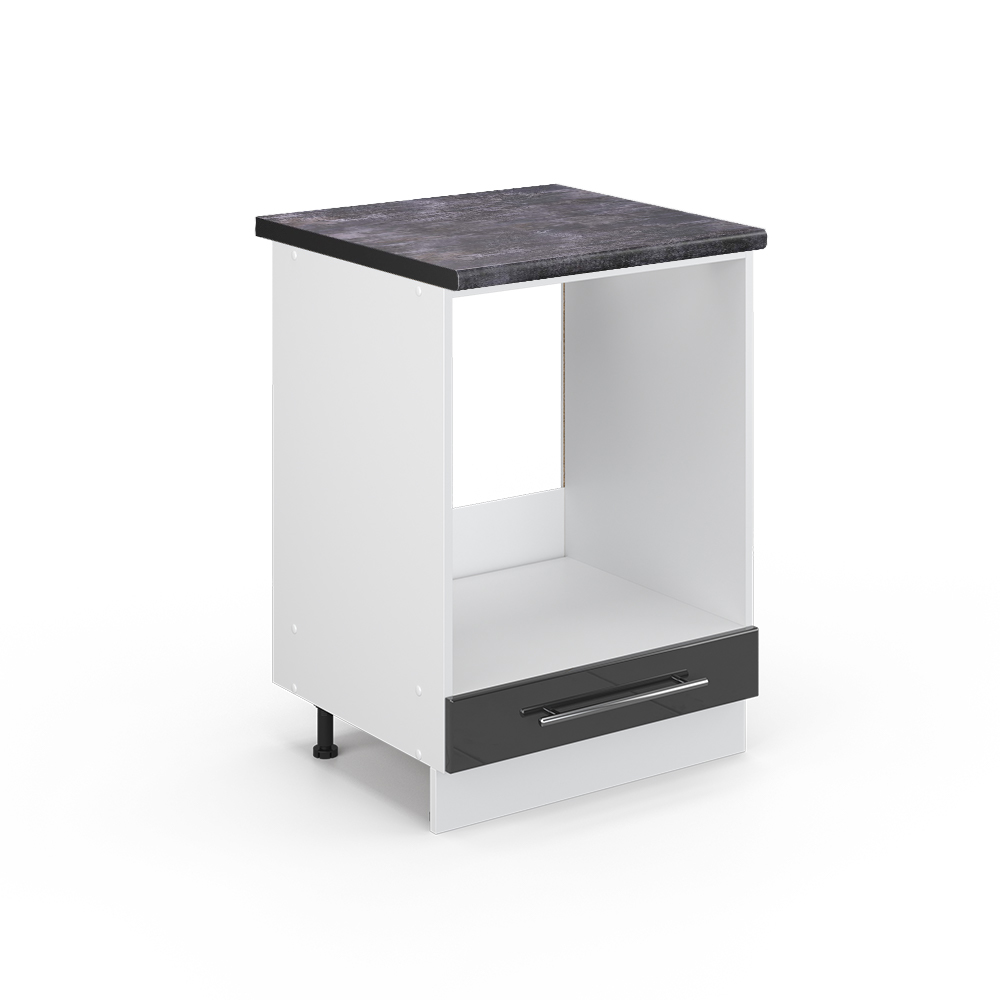 foto del prodotto vicco mobile per forno da incasso antracite lucido 60 cm , pl antracite