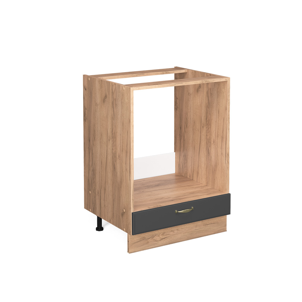 foto del prodotto vicco mobile per forno da incasso antracite-oro 60 cm senza piano di lavoro