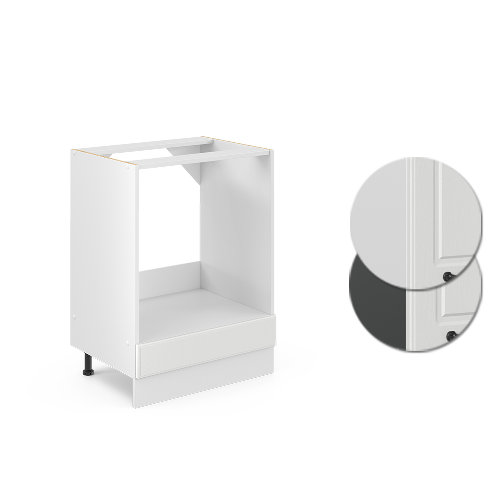 foto del prodotto vicco mobile per forno da incasso bianco casa di campagna 60 cm , pl rovere