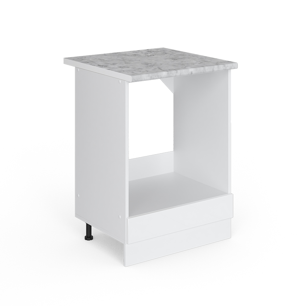 foto del prodotto vicco mobile per forno da incasso bianco lucido 60 cm , pl marmo