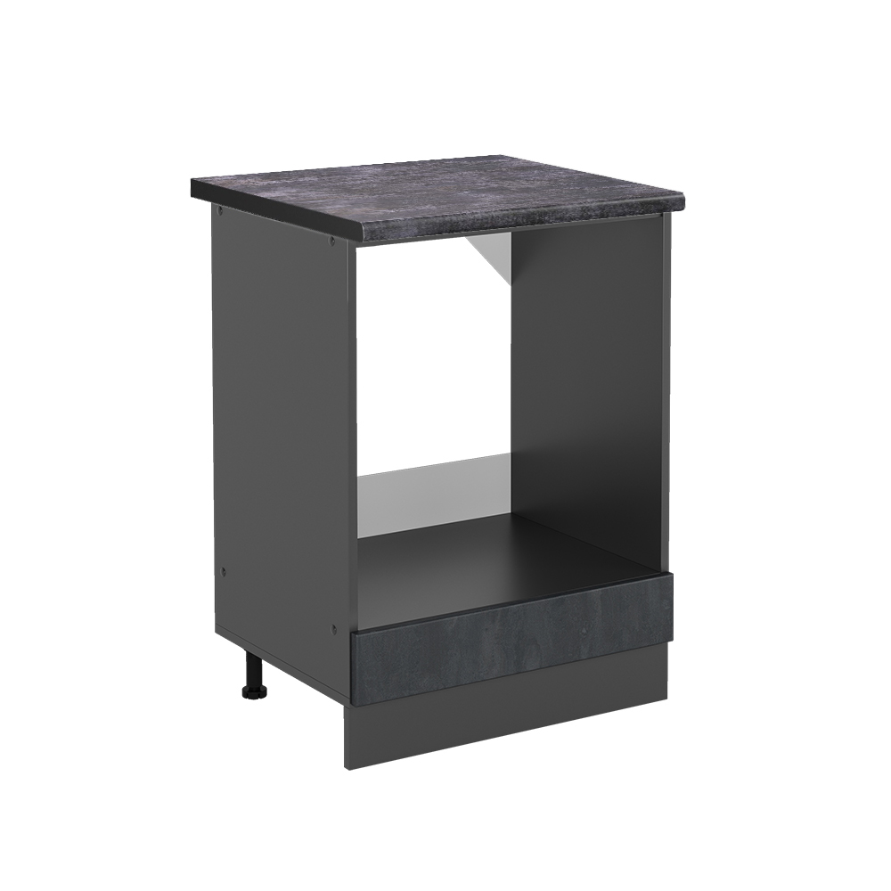 foto del prodotto vicco mobile per forno da incasso calcestruzzo nero 60 cm pl antracite