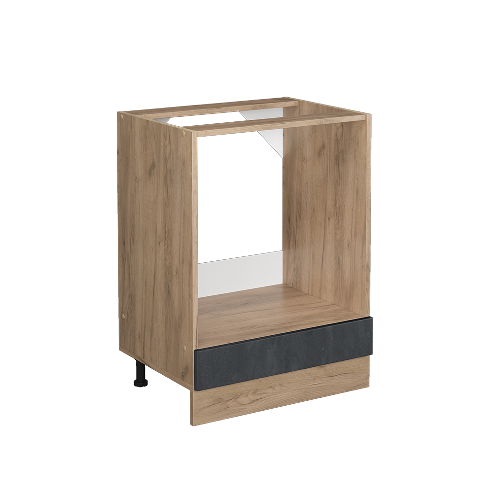 foto del prodotto vicco mobile per forno da incasso calcestruzzo nero 60 cm senza piano di lavoro
