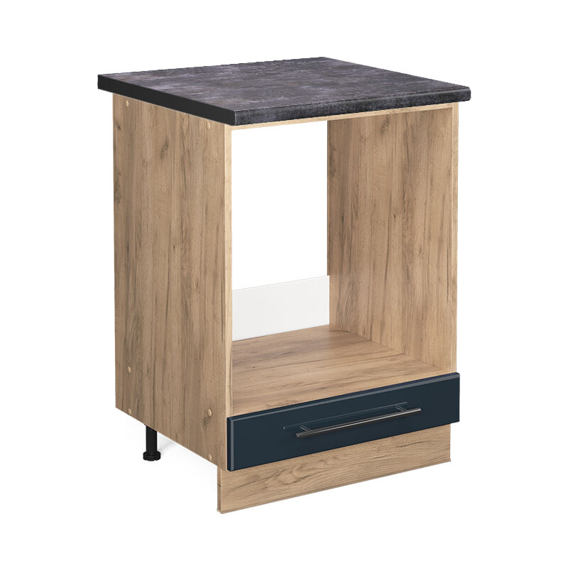 foto del prodotto vicco mobile per forno da incasso fame line, blu scuro lucido, 60 cm , pl antracite