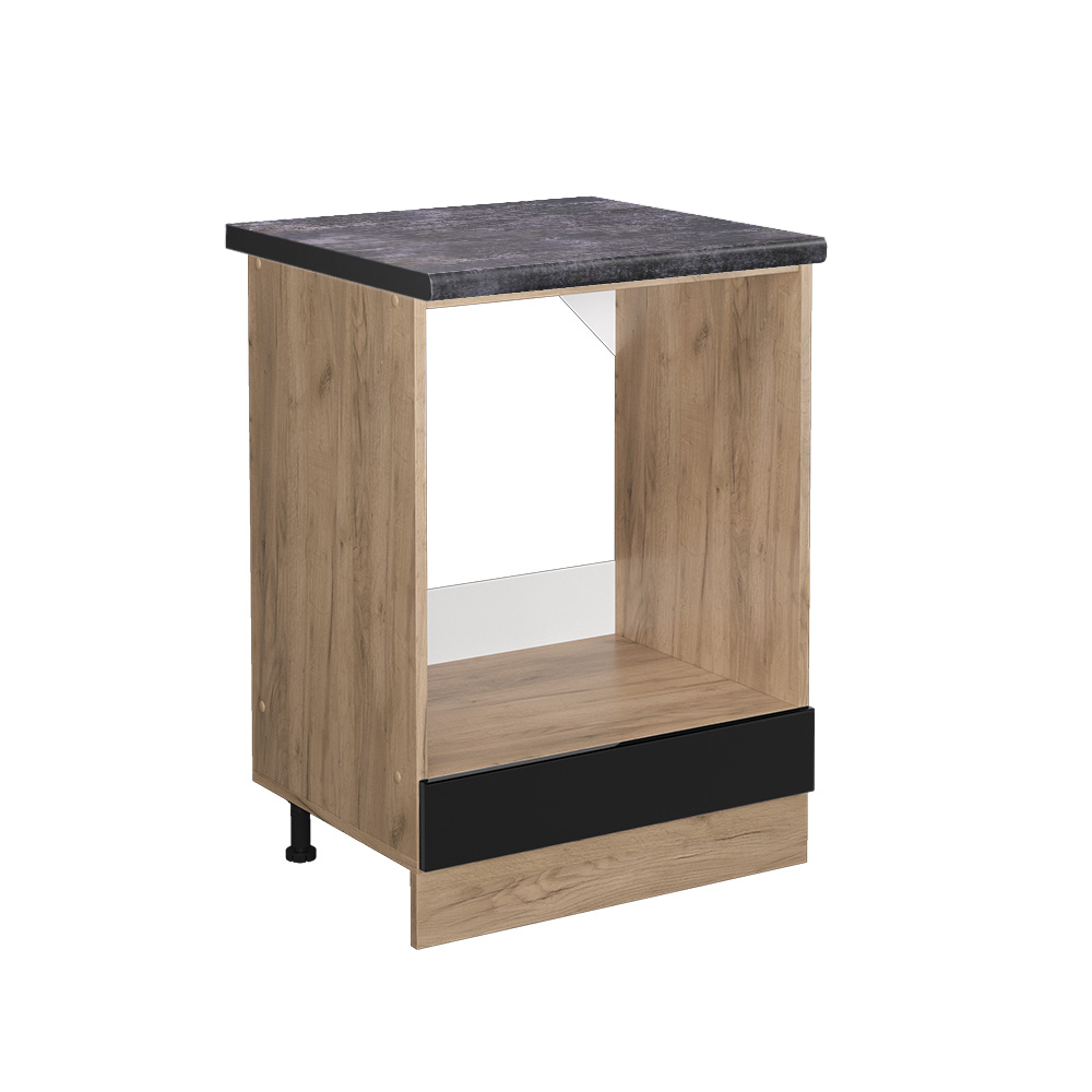 foto del prodotto vicco mobile per forno da incasso nero lucido 60 cm , pl antracite