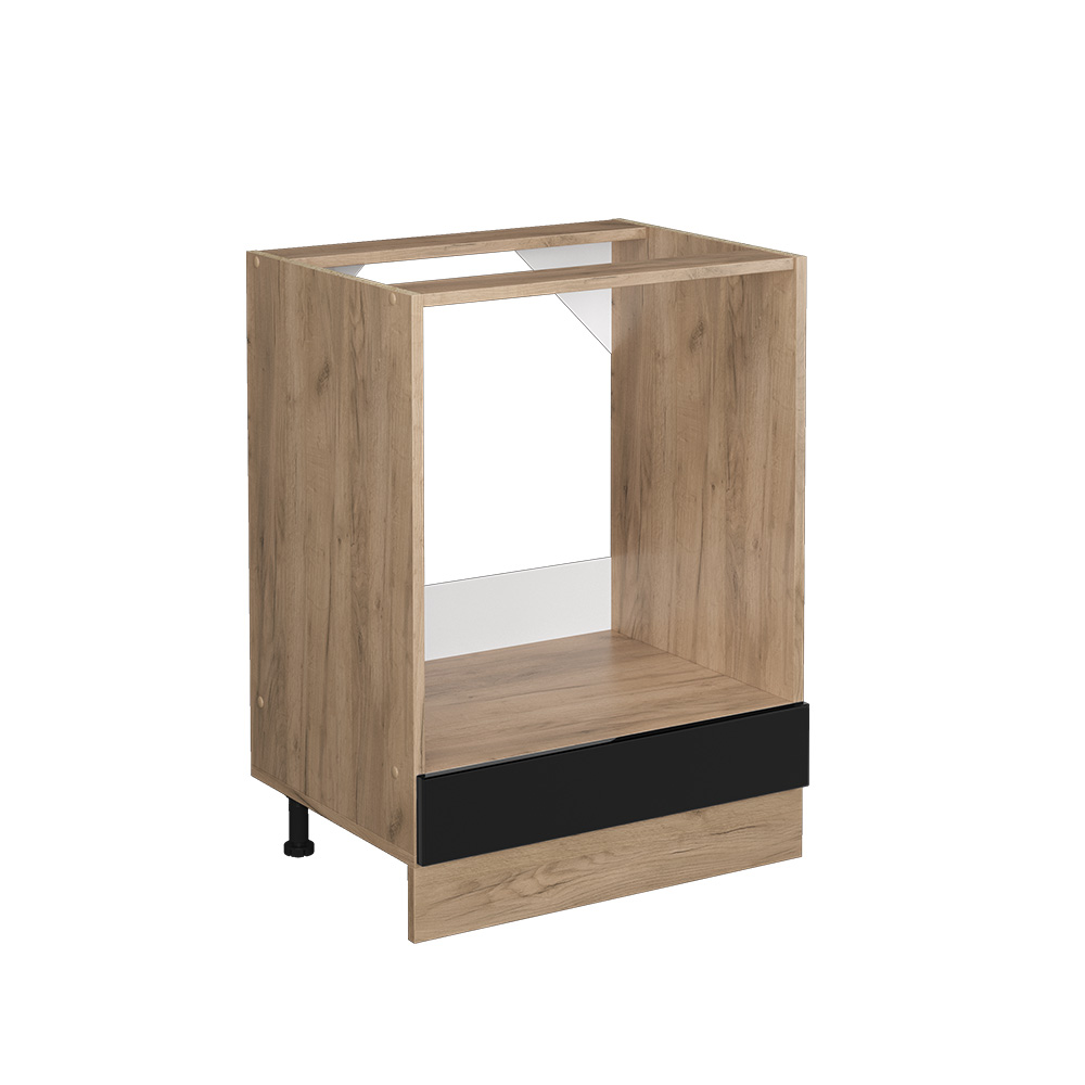 foto del prodotto vicco mobile per forno da incasso nero lucido 60 cm senza piano di lavoro