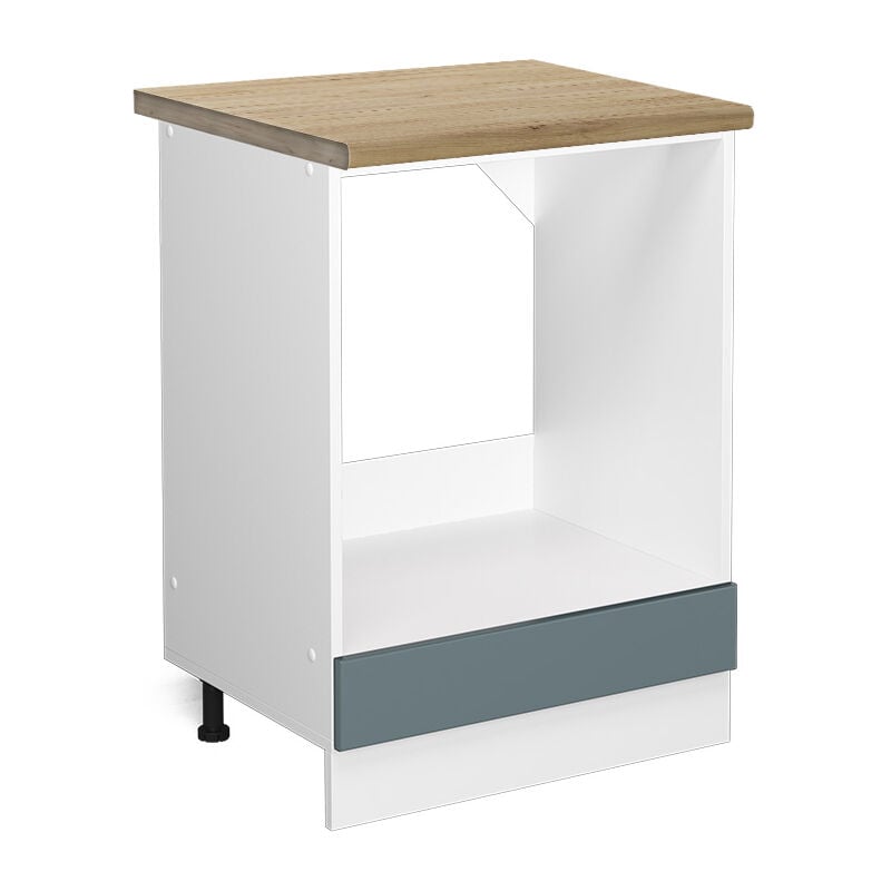 foto del prodotto vicco mobile per forno da incasso r line, grigio blu, 60 cm , pl rovere