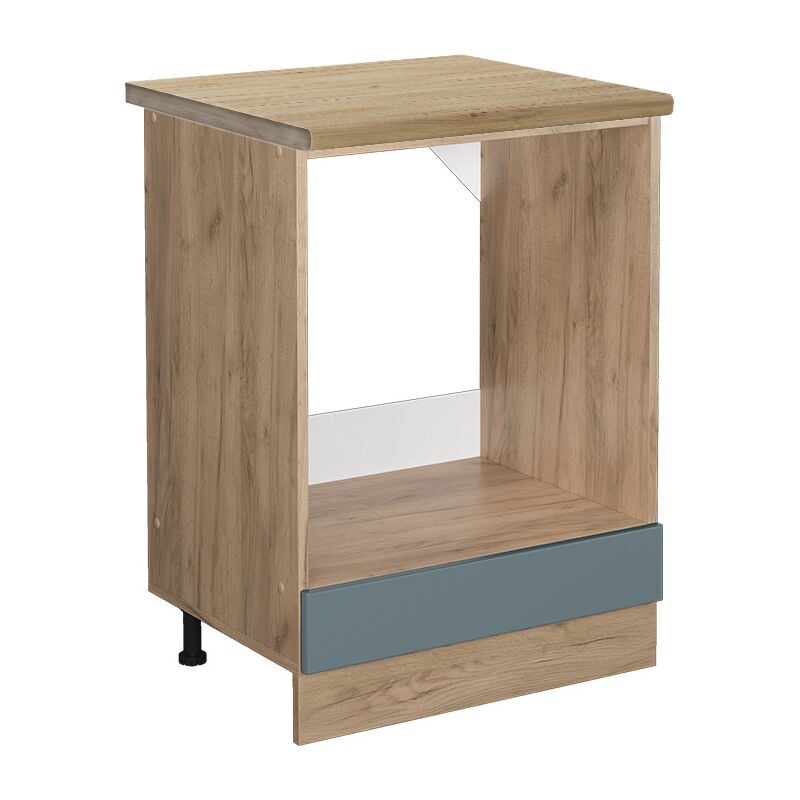 foto del prodotto vicco mobile per forno da incasso r line, grigio blu, 60 cm , pl rovere