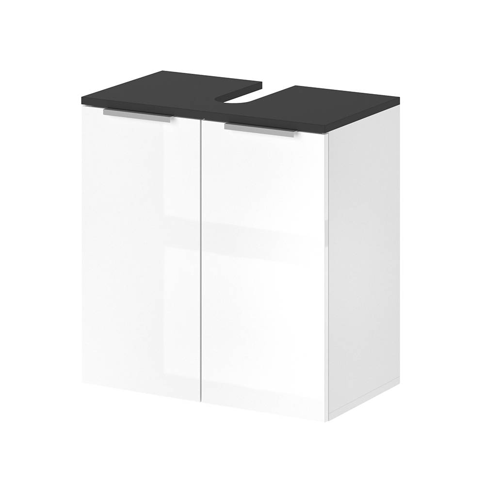 foto del prodotto vicco mobile sottolavabo per bagno bianco lucido 58 x 60 cm
