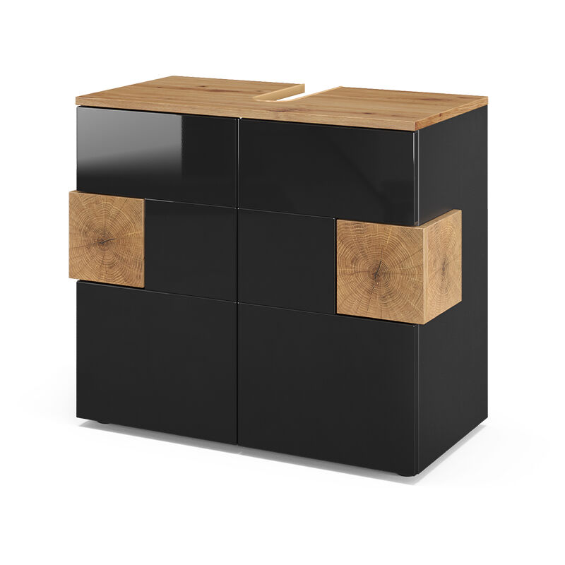foto del prodotto vicco mobile sottolavabo per bagno eden, antracite, 73.1 x 64 cm