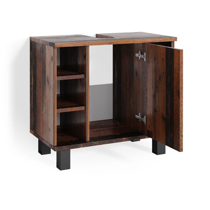 foto del prodotto vicco mobile sottolavabo per bagno fynn, legno antico, 60 x 54 cm