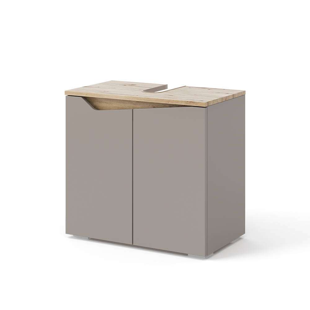 foto del prodotto vicco mobile sottolavabo per bagno grigio 60 x 57.5 cm con 2 porte