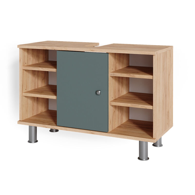 foto del prodotto vicco mobile sottolavabo per bagno verde 80 x 54 cm