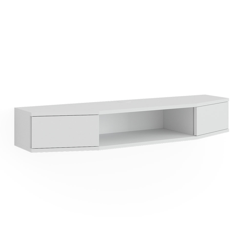 foto del prodotto vicco mobile tv bianco 110 x 17.4 cm con 2 porte