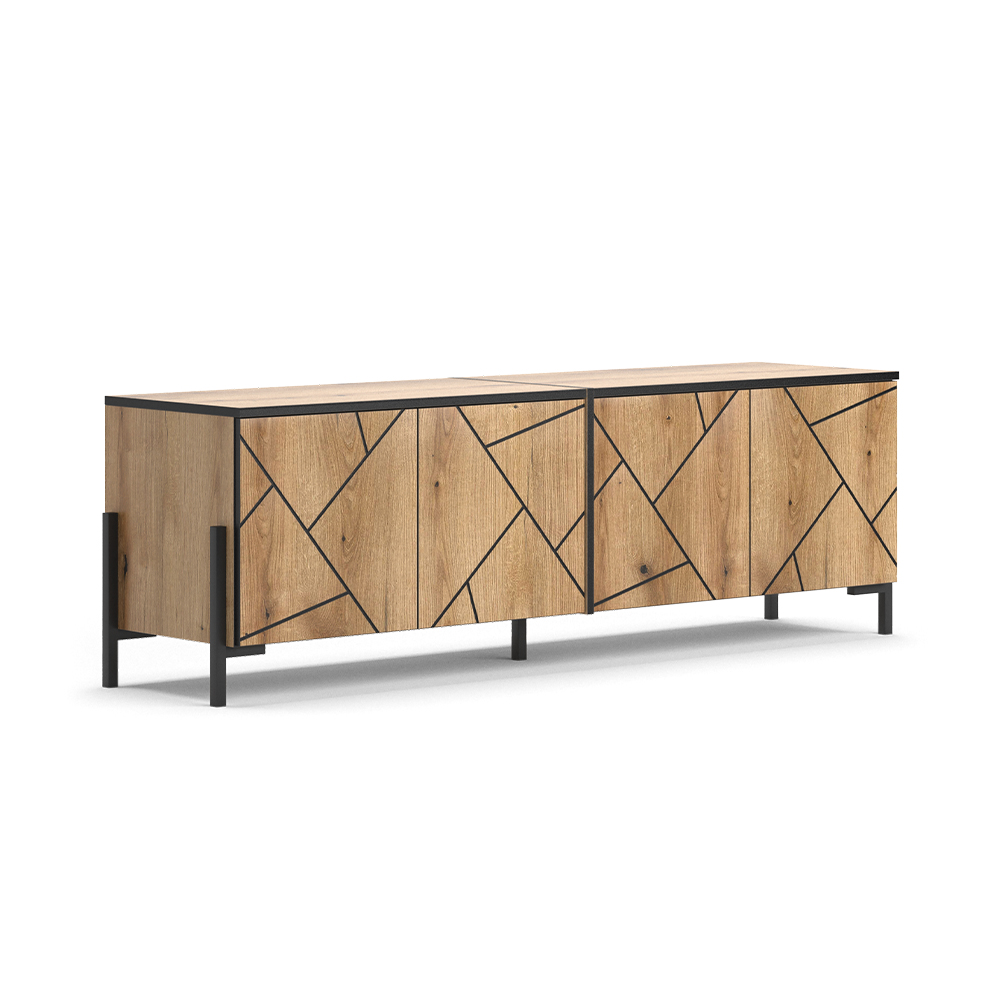 foto del prodotto vicco mobile tv rovere 156.8 x 50 cm