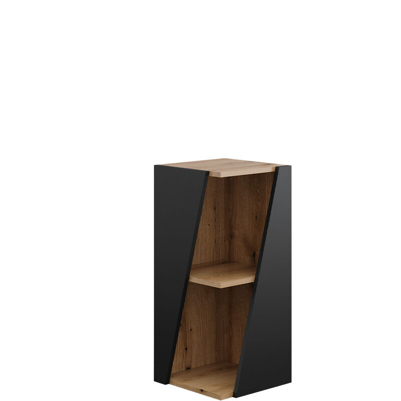 foto del prodotto vicco mobiletto bagno benno, antracite, 31.6 x 70.5 cm con ripiani aperti