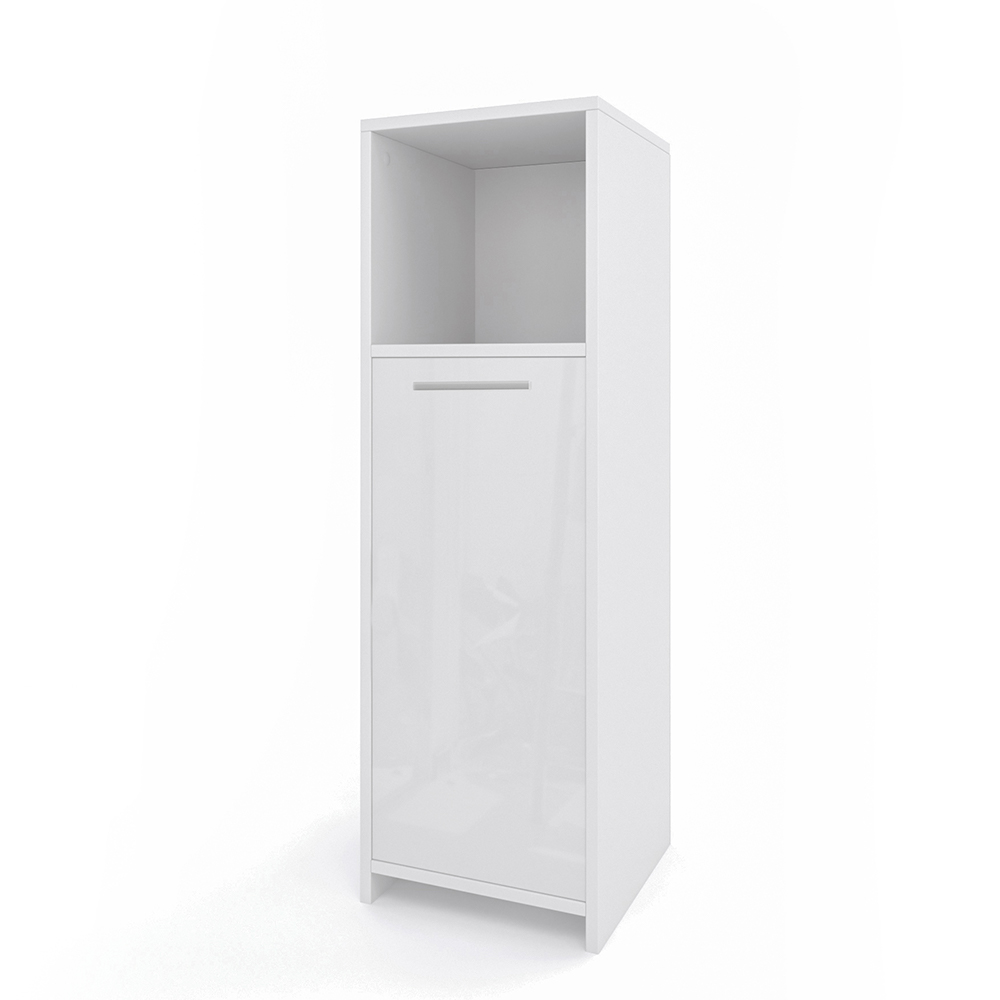 foto del prodotto vicco mobiletto bagno bianco lucido 30 x 95 cm
