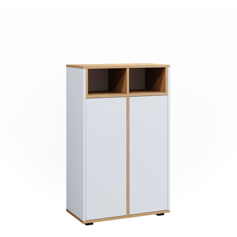 foto del prodotto vicco mobiletto bagno didi, bianco artisan, 60 x 97 cm con 2 porte