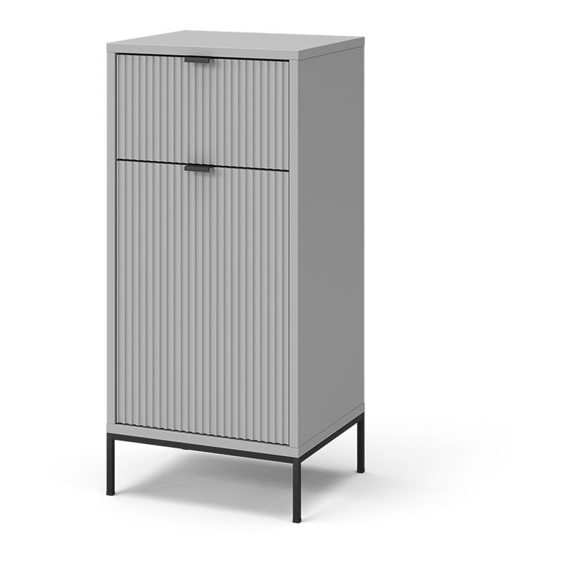 foto del prodotto vicco mobiletto bagno eliza, grigio, 40 x 87 cm con anta e cassetto