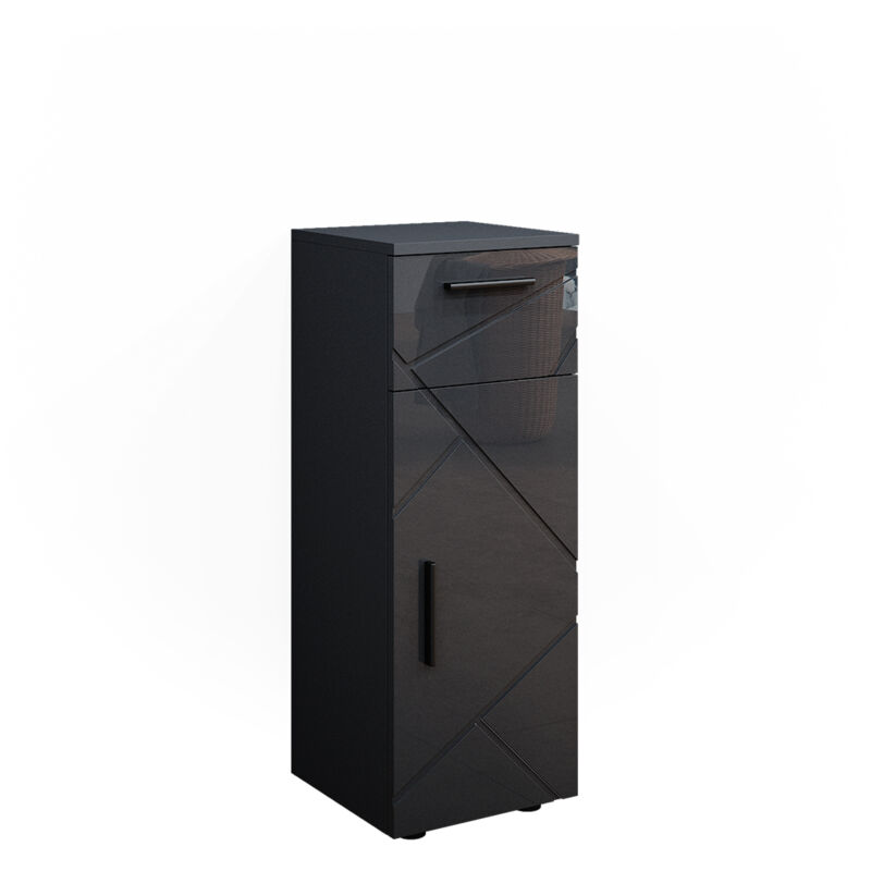 foto del prodotto vicco mobiletto bagno irma, grigio, 30 x 81 cm