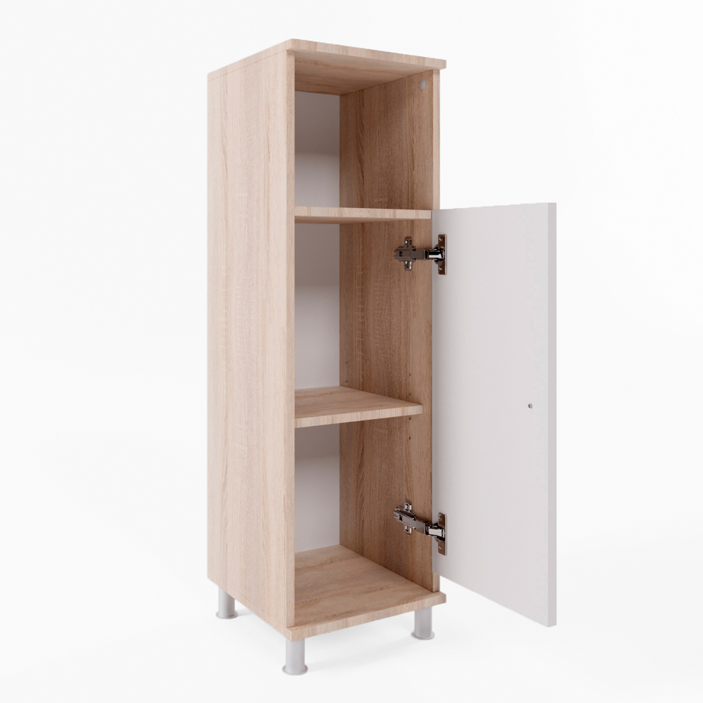 foto del prodotto vicco mobiletto bagno sonoma/bianco 30 x 95 cm