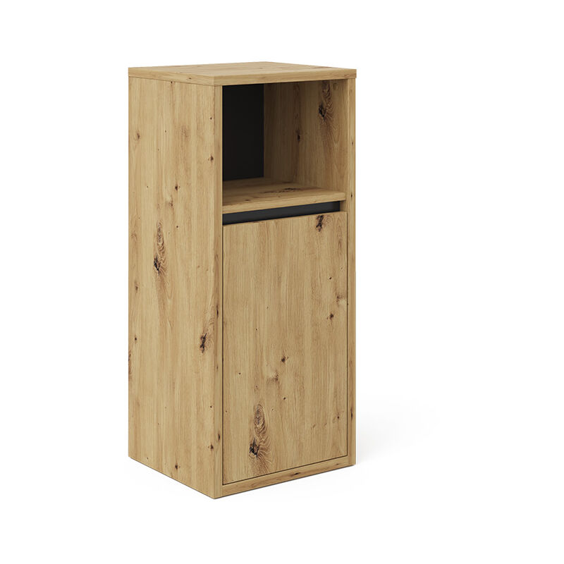 foto del prodotto vicco mobiletto bagno viola, rovere artigianale, 38 x 80 cm