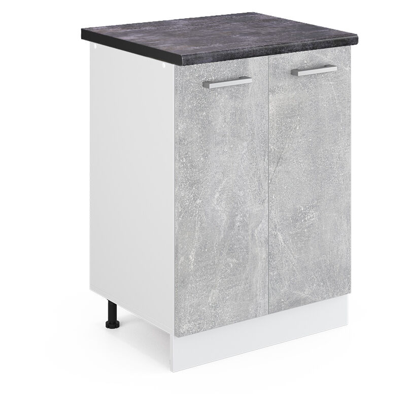 foto del prodotto vicco mobiletto base cucina calcestruzzo 60 cm , pl antracite