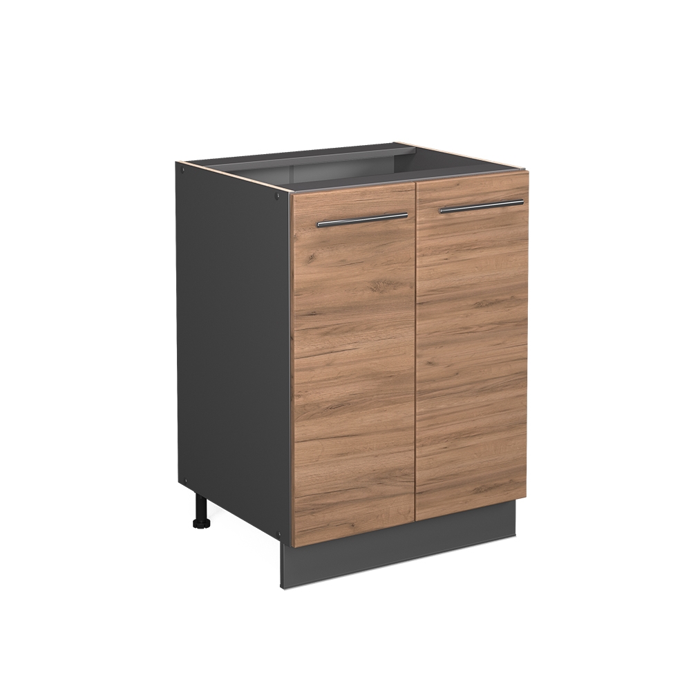 foto del prodotto vicco mobiletto base cucina quercia dorata 60 cm senza piano di lavoro