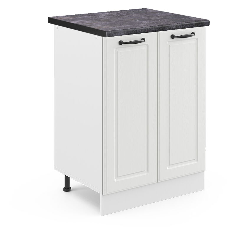 foto del prodotto vicco mobiletto base cucina r line, bianco casa di campagna, 60 cm , pl antracite