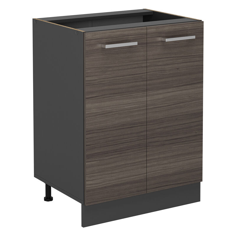 foto del prodotto vicco mobiletto base cucina r line, grigio nobile, 60 cm senza piano di lavoro