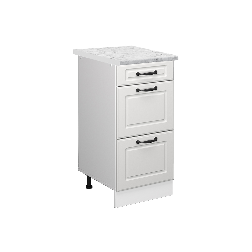 foto del prodotto vicco mobiletto base per cucina bianco casa di campagna 40 cm pl marmo