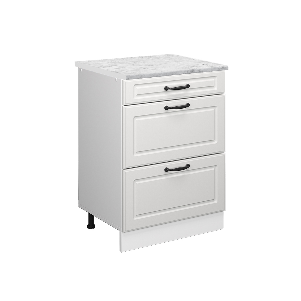 foto del prodotto vicco mobiletto base per cucina bianco casa di campagna 60 cm pl marmo