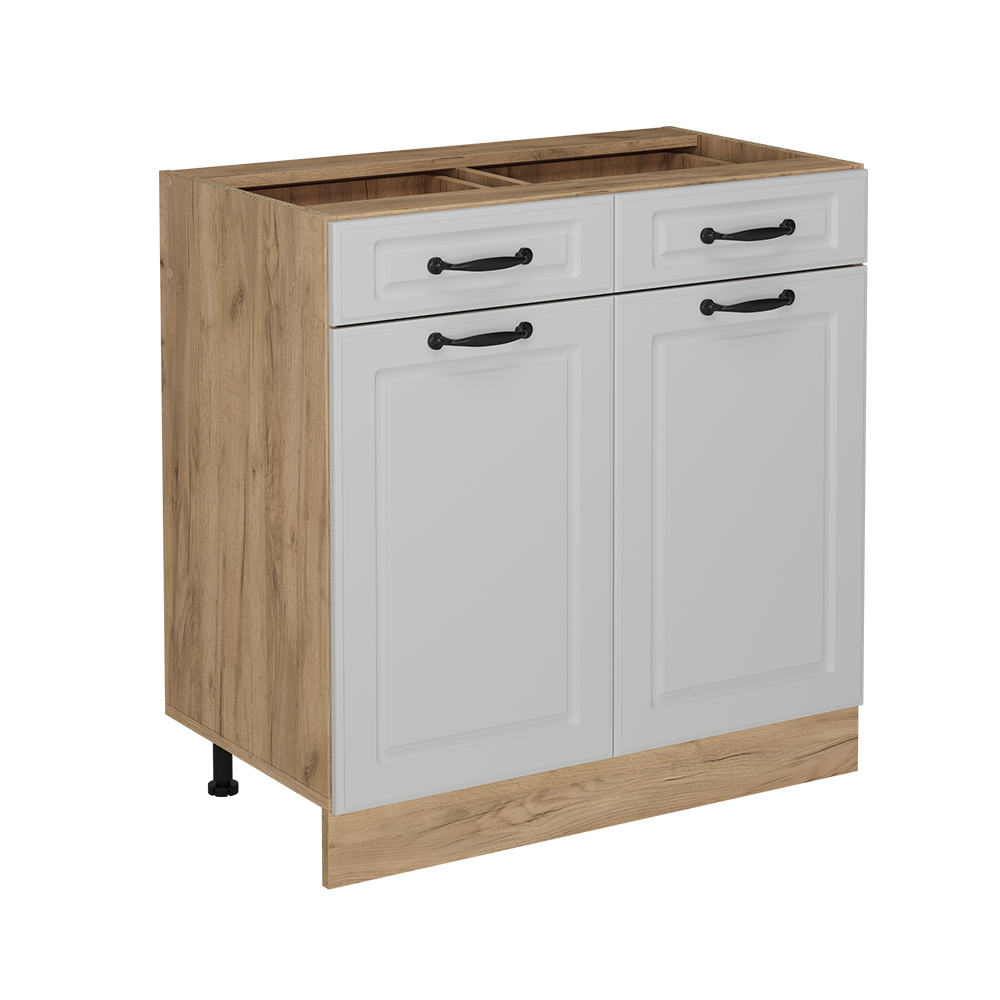 foto del prodotto vicco mobiletto base per cucina bianco casa di campagna 80 cm senza piano di lavoro